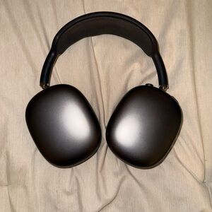 Apple Black Over-Ear Headphones with Modern Design